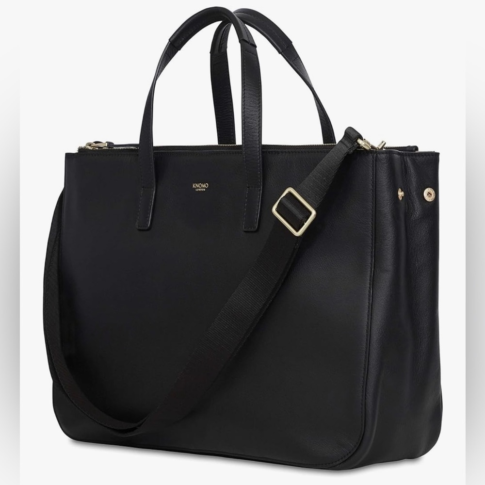 Knomo London Mayfair Luxe Derby Leather Tote Bag